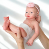 Bebé reborn de Silicona Platino Adriana - Sistema Líquidos (BEBE 🍼 y HACE PIS 💦), Pelo Pintado, Pintada a Mano y Bañable -  Mide 44 cm y pesa 2.5 Kg