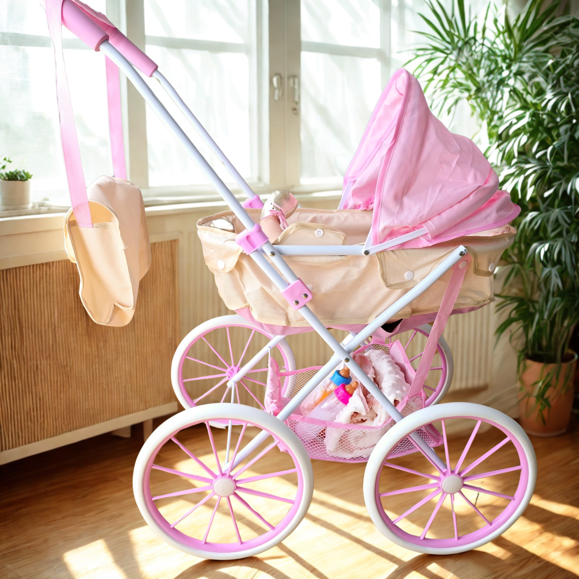 Carro de Bebés Reborn - Apto para muñecas hasta 48cm