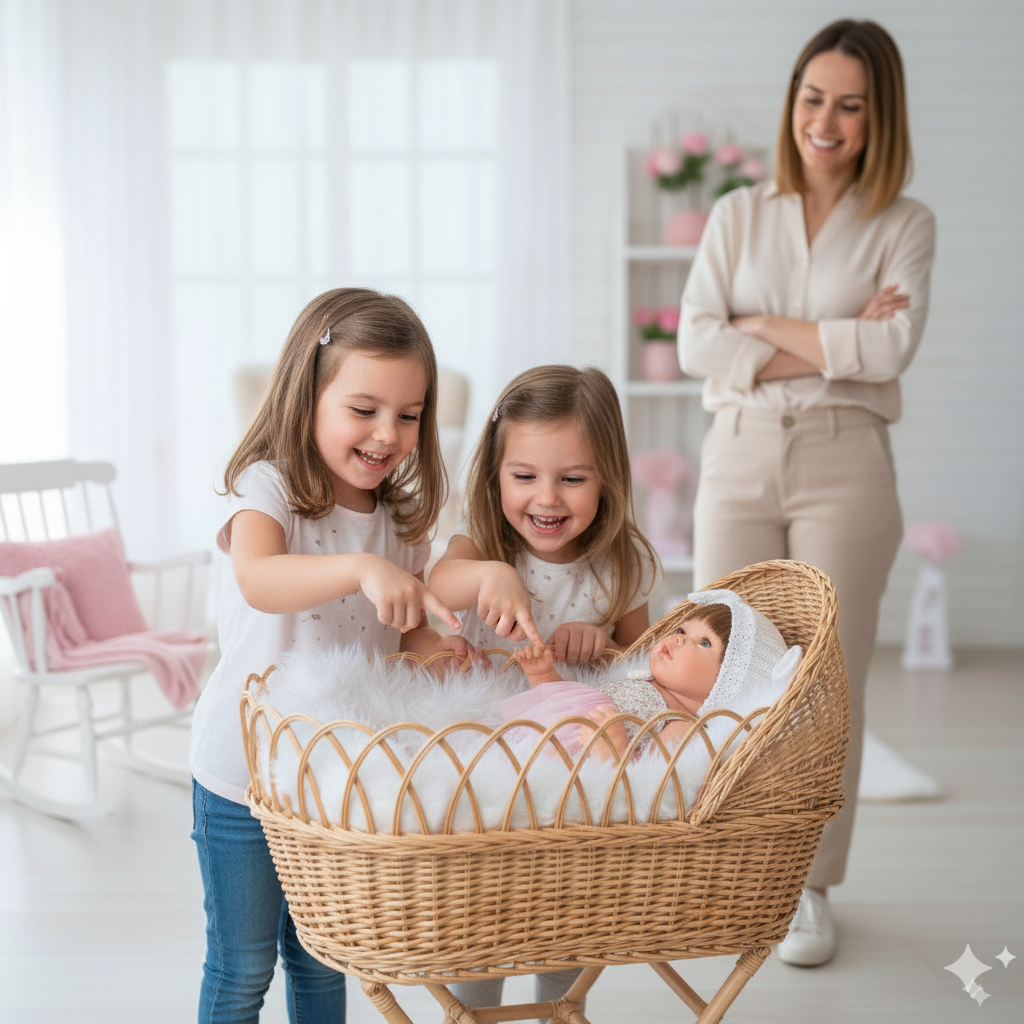 Bebe Reborn Muñeca Reborn Aitana - Vinilo Blando, Cuerpo Completo Vinilo Blando No Flexible  y Bañable - Mide 52cm y pesa 2kg