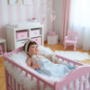 Bebe Reborn Muñeca Reborn Aitana - Vinilo Blando, Cuerpo Completo Vinilo Blando No Flexible  y Bañable - Mide 52cm y pesa 2kg