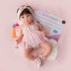 Bebe Reborn Muñeca Reborn Aitana - Vinilo Blando, Cuerpo Completo Vinilo Blando No Flexible  y Bañable - Mide 52cm y pesa 2kg