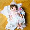 Bebe Reborn Muñeca Reborn Hanna - 48cm y 2kg - Vinilo Blando, Cuerpo Tela y Caida de Cabeza