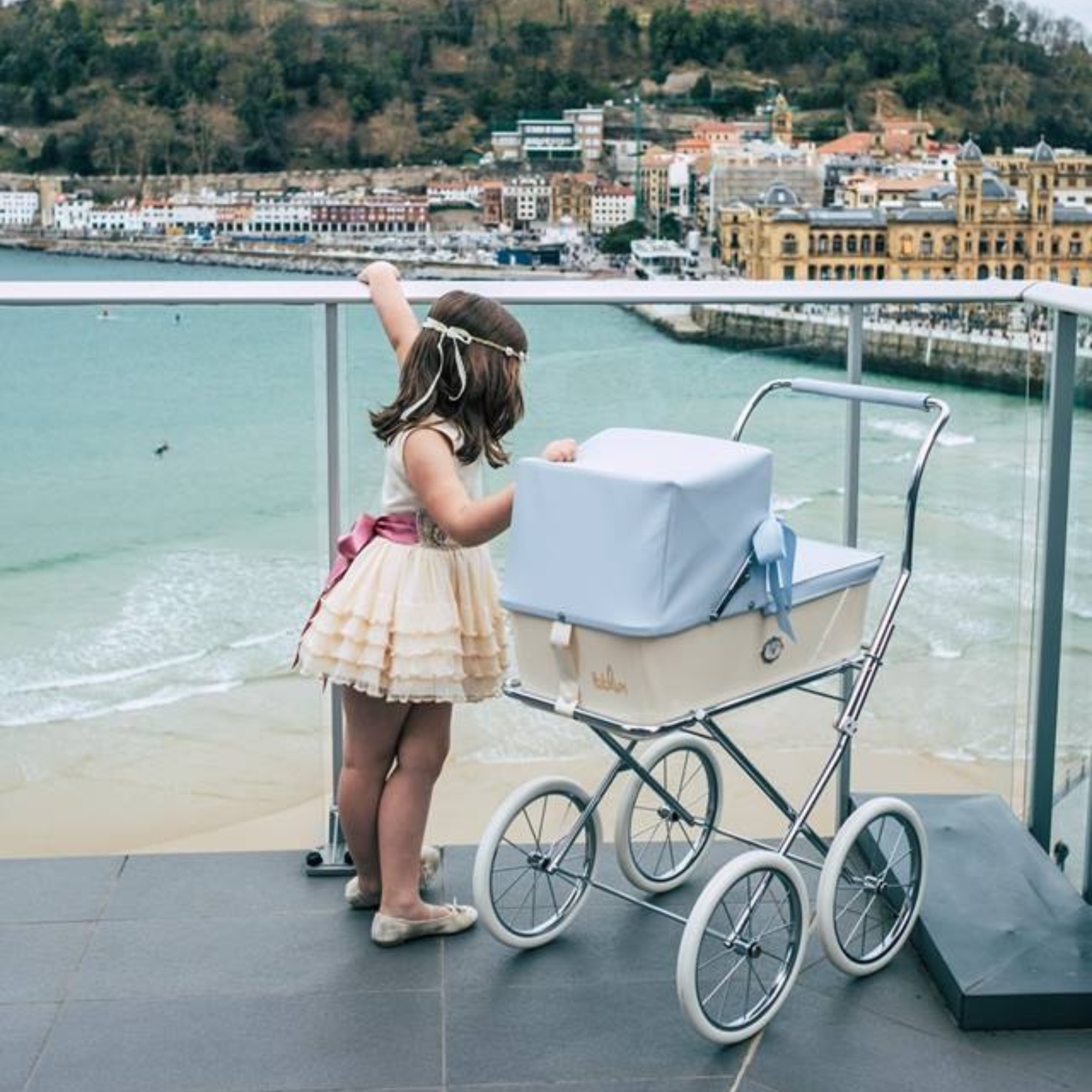 Coche Sweet + Bolso de Napa - ¡Personalizable Color, Tamaño y con tu Nombre!