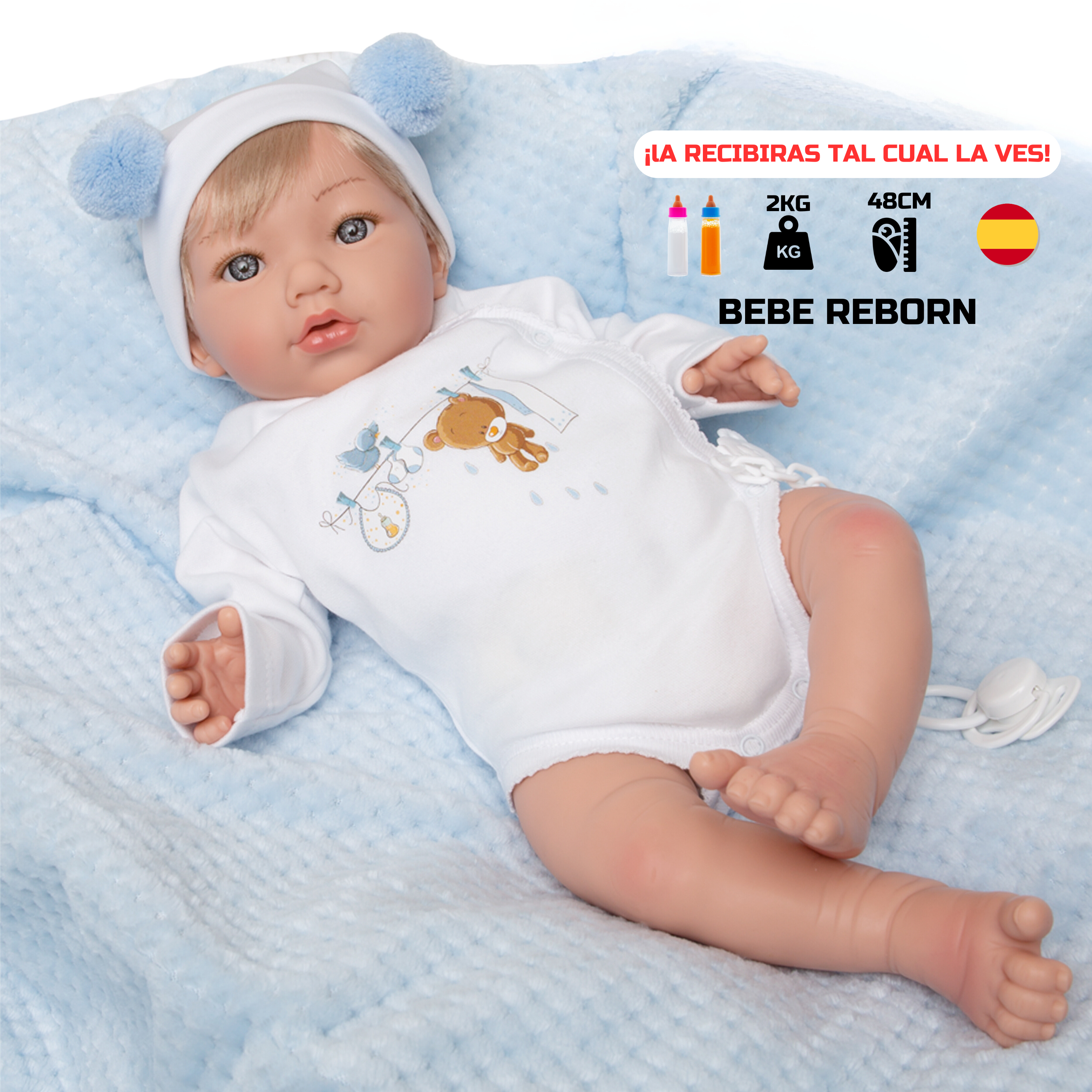 Bebe Reborn - Manuel SILICONE VINYL