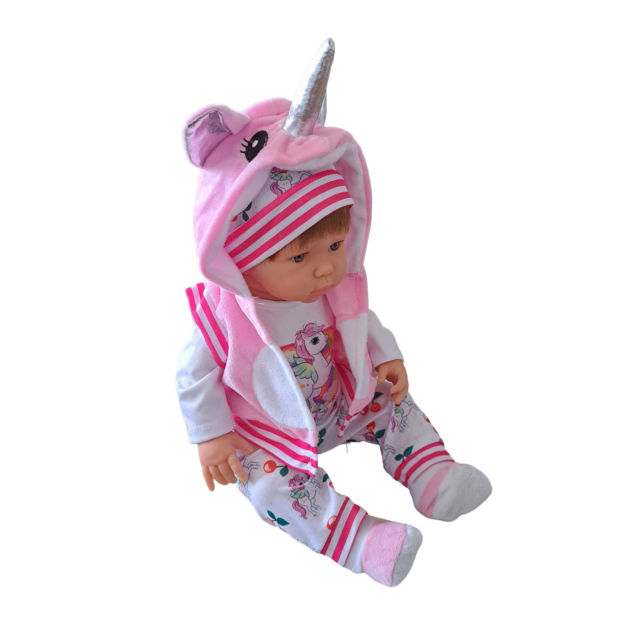 Vestido Muñeca Algodón Ropa Para Muñecas Reborn De 35-45 Cm - Conjunto De Algodón Con Cremallera, Para Niñas Y Niños Ropa Muñecas Reborn Vestido Muñeca Algodón Ropa Para Muñecas Reborn De 35-45 Cm - Conjunto De Algodón Con Cremallera, Para Niñas Y Niños Ropa Muñecas Reborn