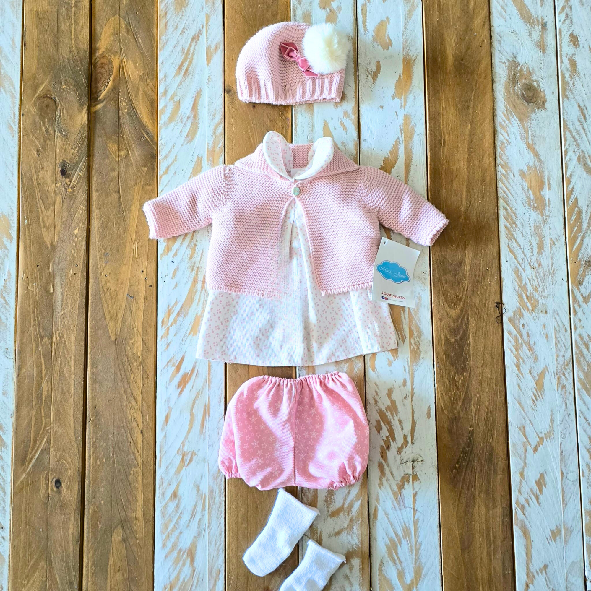 Vestido Reborn Premium Niña - Vale para Muñecas de 42 a 48cm