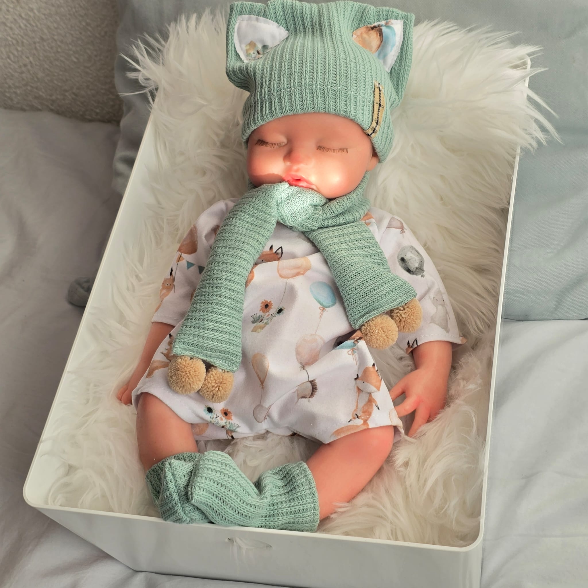 Vestido Reborn  Fantasia Niño - Vale para Muñecas de 38 a 44cm