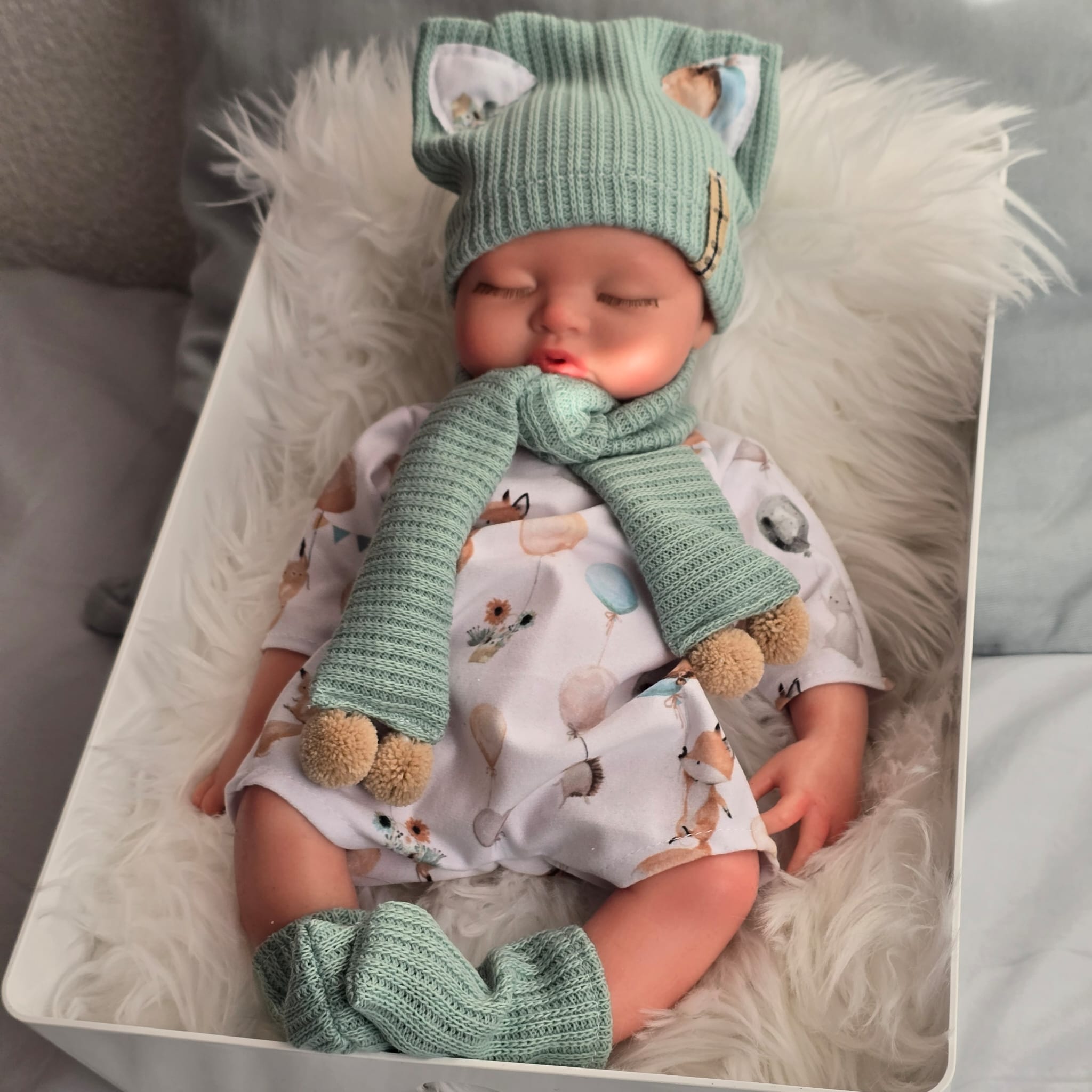 Vestido Reborn  Fantasia Niño - Vale para Muñecas de 38 a 44cm