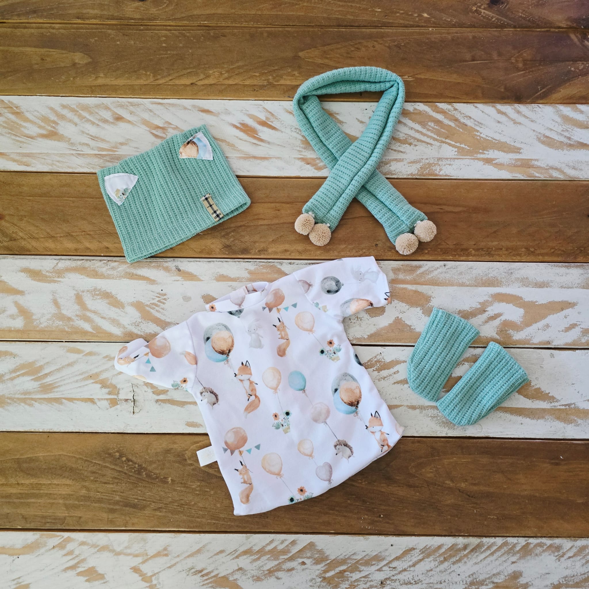 Vestido Reborn  Fantasia Niño - Vale para Muñecas de 38 a 44cm