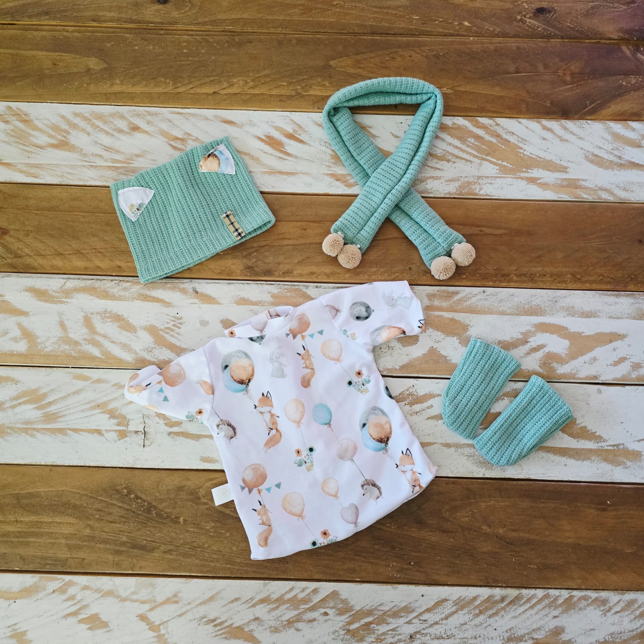 Vestido Reborn  Fantasia Niño - Vale para Muñecas de 38 a 44cm