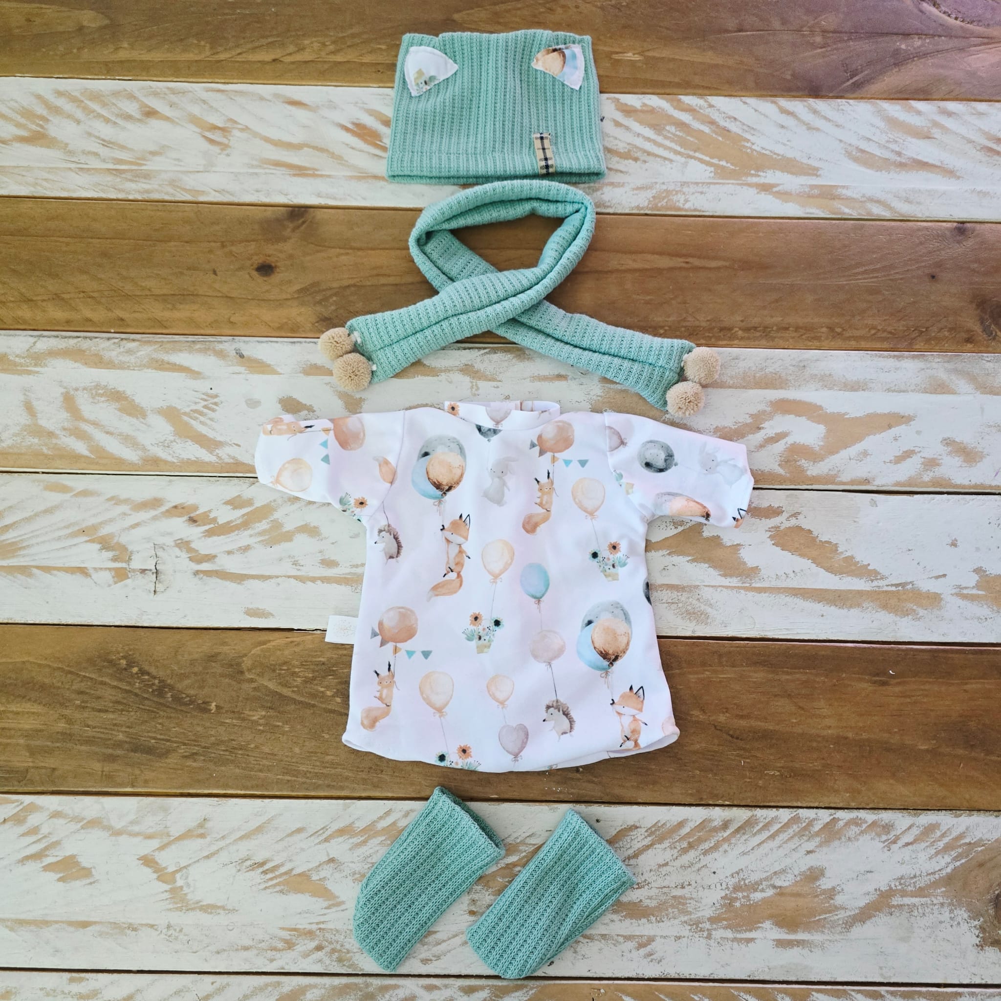 Vestido Reborn  Fantasia Niño - Vale para Muñecas de 38 a 44cm