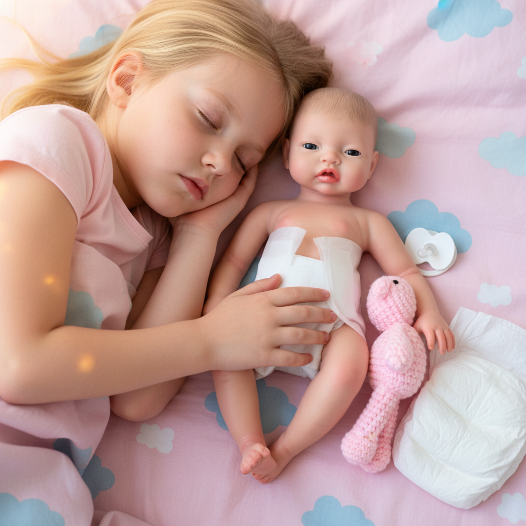 Bebé reborn de Silicona Platino Adriana - Sistema Líquidos (BEBE 🍼 y HACE PIS 💦), Pelo Pintado, Pintada a Mano y Bañable -  Mide 44 cm y pesa 2.5 Kg