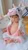 Load and play video in Gallery viewer, Bebe Reborn April Reborn Doll - 52CM and 2KG - FULL BODY OF SILICONE VINYL and WATHABLE 
