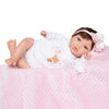 Bebe Reborn Reborn Doll Manuela - 48CM and 2KG - SILICONE VINYL, FALLING HEAD WITH HAIR