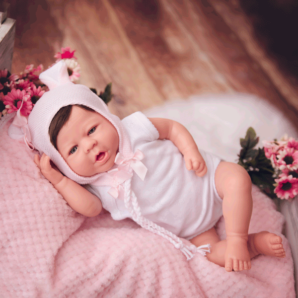 Bebe Reborn Muñeca Reborn Elizabeth- 48cm y 2kg Vinilo Blando