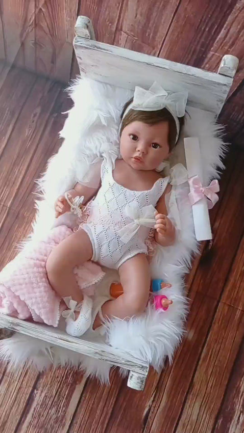Muñeca bebé reborn cuerpo completo silicona