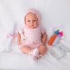 Bebe Reborn Reborn Doll Jimena - 48CM et 2KG - VINYLE SILICONE - TÊTE D'AUTOMNE et CHEVEUX