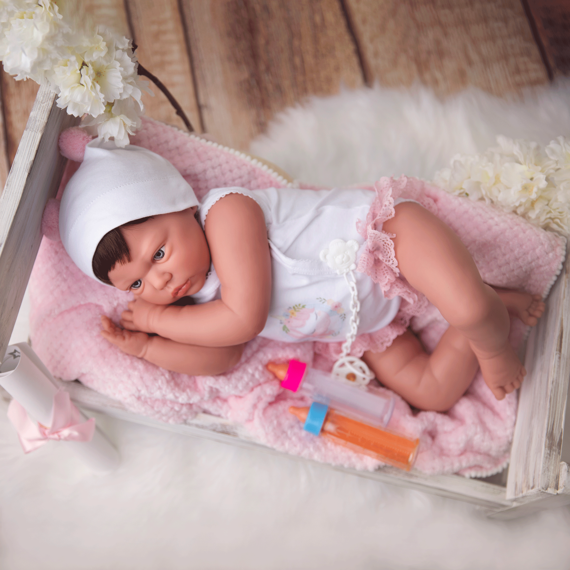 Mu ecas Reborn Bebe Reborn MARCELA 52CM y 2 3KG VINILO