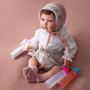 Carica l&#39;immagine nel visualizzatore Galleria, Reborn Baby Doll Reborn Matilda - 48CM e 2KG - VINILE IN SILICONE ed EFFETTO CADENTE DELLA TESTA 