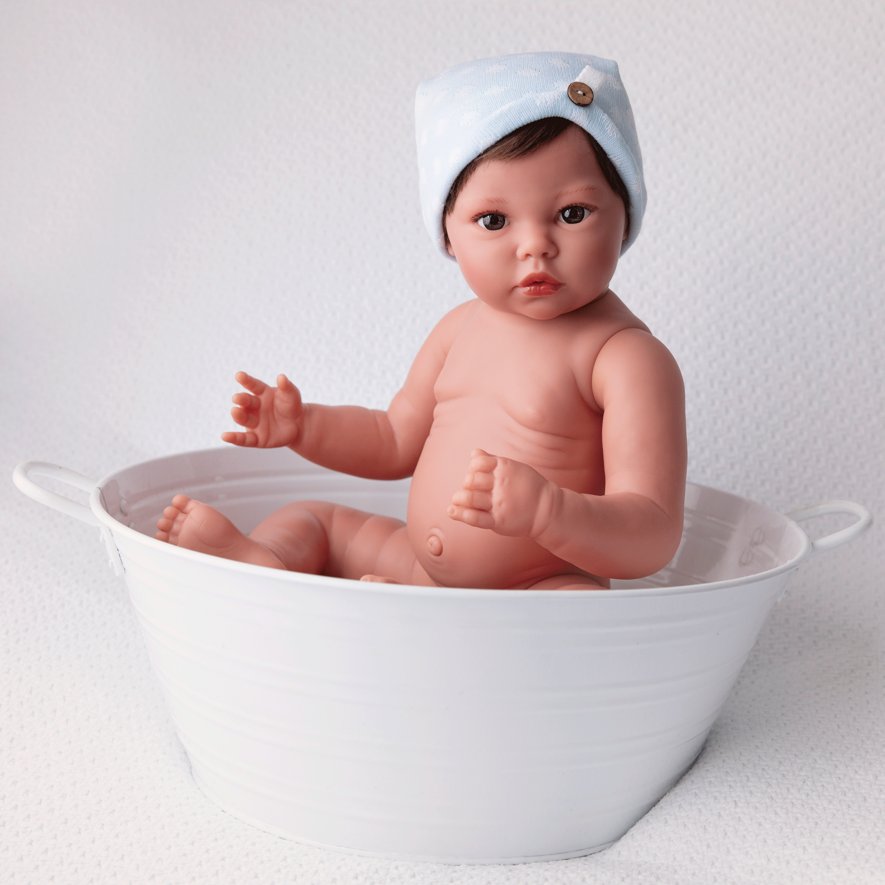 Reborn Baby Doll Reborn BOY - ROMEO 52CM and 2KG - FULL SILICONE VINYL BODY and BATHABLE 